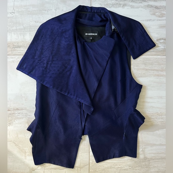 ANN DEMEULMEESTER PLUM VEST - Picture 1 of 8